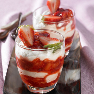 Erdbeer-Dessert 