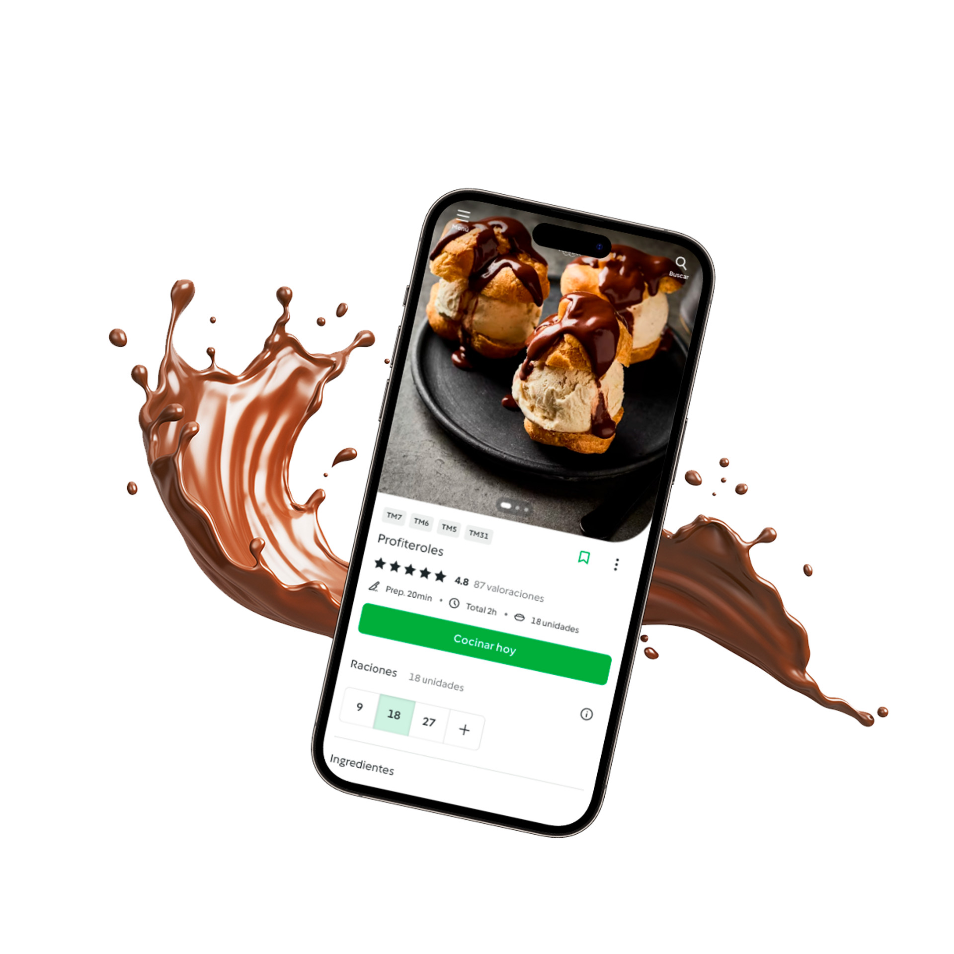 Receta digital, postre, Thermomix, chocolate