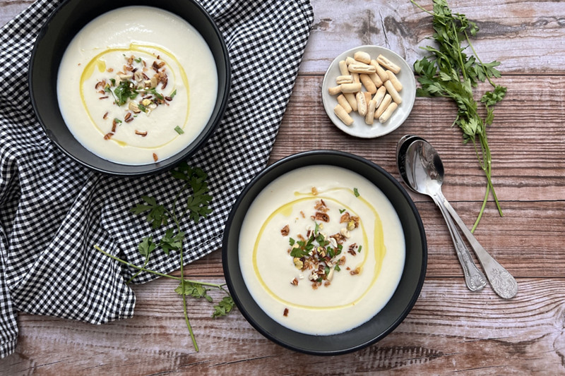 Crema de coliflor