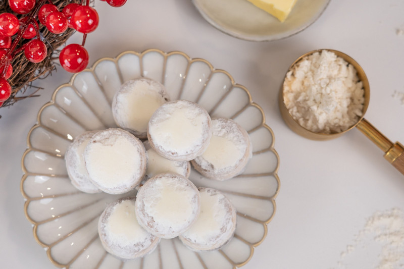 Mantecados navideños con thermomix