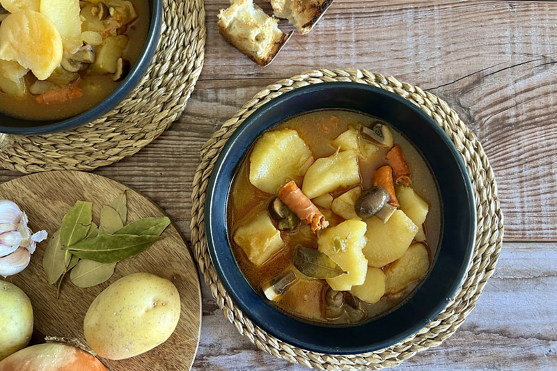 es patata navarra con setas