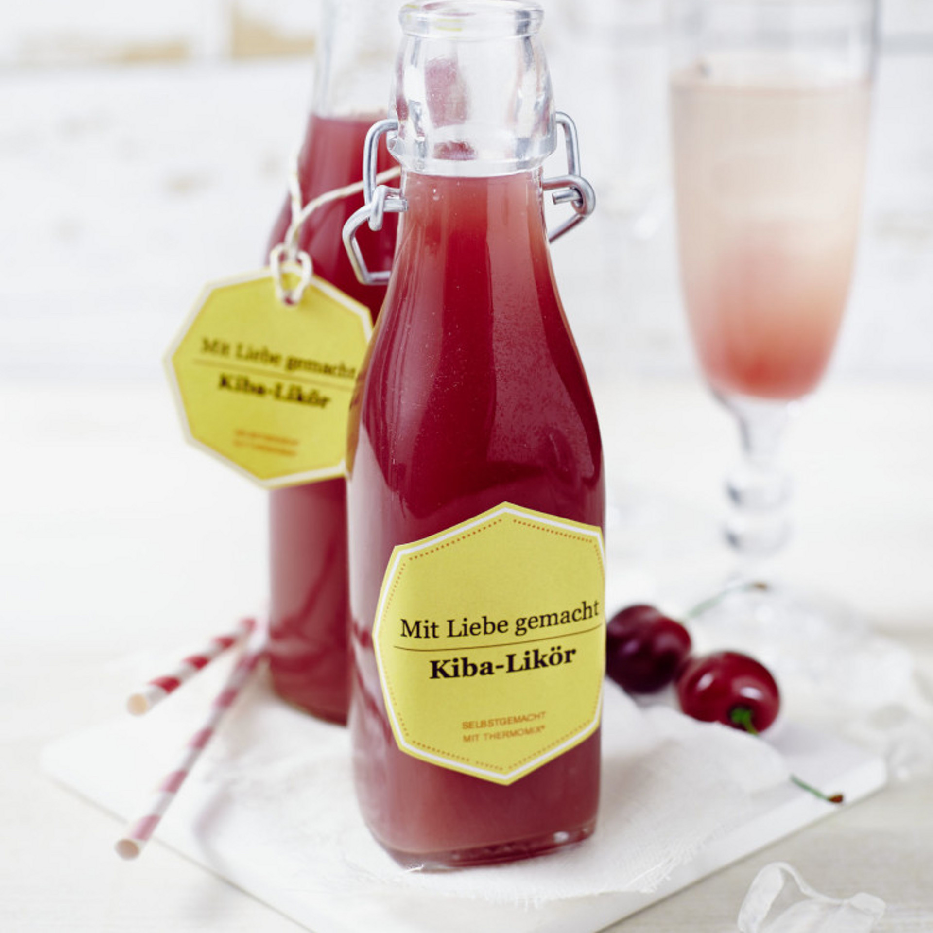 Personalisiertes Wodka-Etikett – Individuelles Rezept-Etikett, Kratzfester Aufkleber