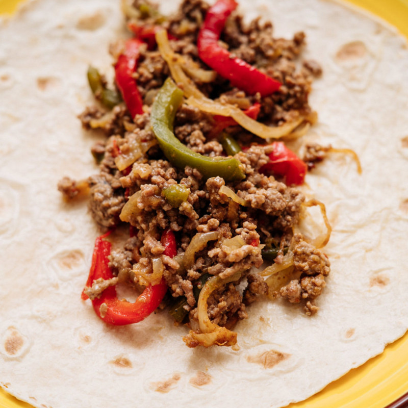 Fajitas mejicanas de carne con Termomix