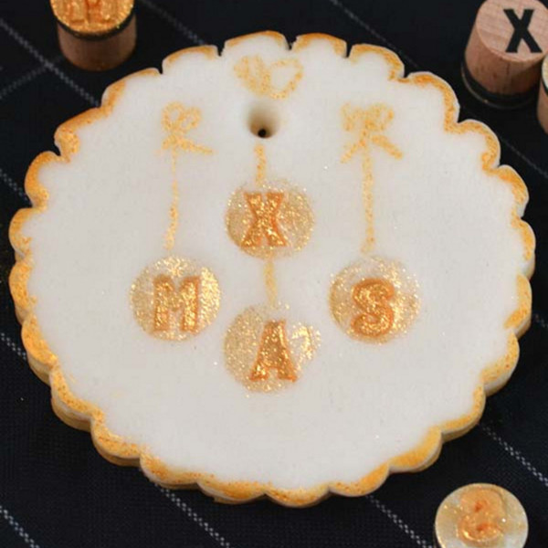 Fondant Kekse: X-mas