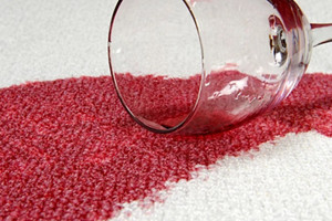 floor red wine