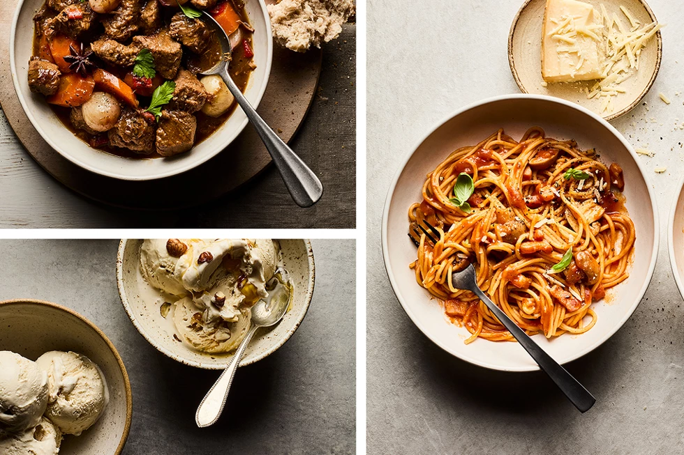 Beautifully prepared food made with Thermomix TM7