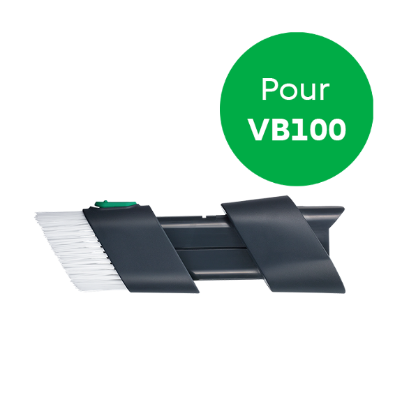 FSProdukte 1 paire de brosses de rechange rondes pour aspirateur sans fil  Vorwerk EBB100, EBB 100 sur les aspirateurs sans fil Kobold VB100, VB 100