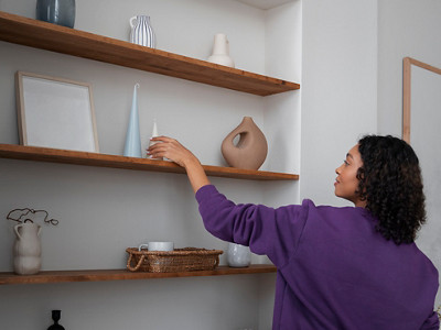 Homme qui change son lit 