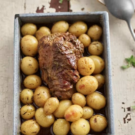 Photo d'une recette d'agneau à la méditerranéenne réalisée avec le mode cuisson lente du Thermomix