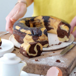 idée recette automne gâteau marbré vapeur 