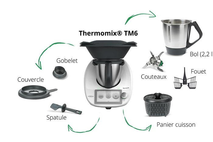 Thermomix TM6 + Sac de transport – N°1 des Promos