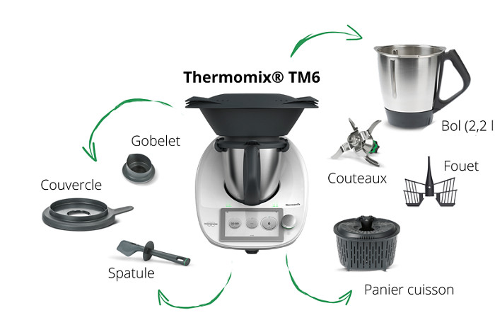 Pièces & accessoires pour Thermomix TM21 Vorwerk robot de cuisine