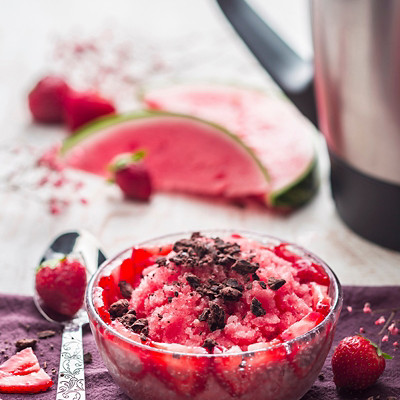 Recette glace au Thermomix pasteque