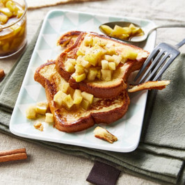 idée recette automne brioche perdue aux pommes 