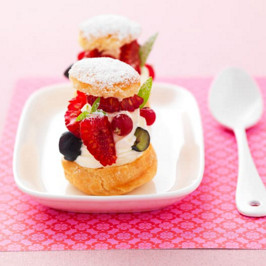 recette choux chantilly fruits rouges Thermomix