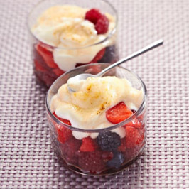 Petite crème express aux fruits rouges