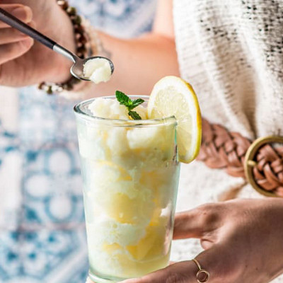 Recette granité citron au Thermomix
