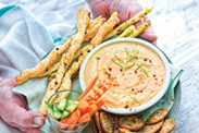 fr thermomix recette houmous lentille corail poivron