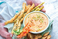 recette Thermomix houmous lentilles corail poivron