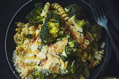 fr thermomix recette one po pasta brocolis amande