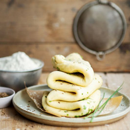 Pâte brisée aux herbes fraîches et cumin