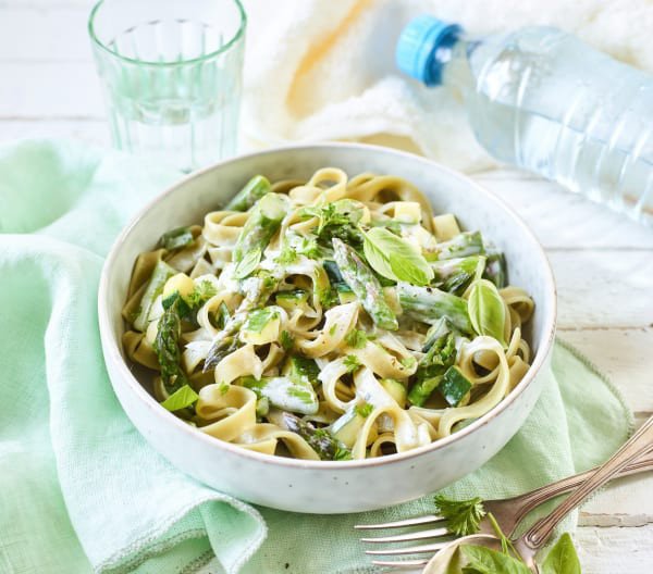 fr thermomix recette pates asperges vertes courgettes