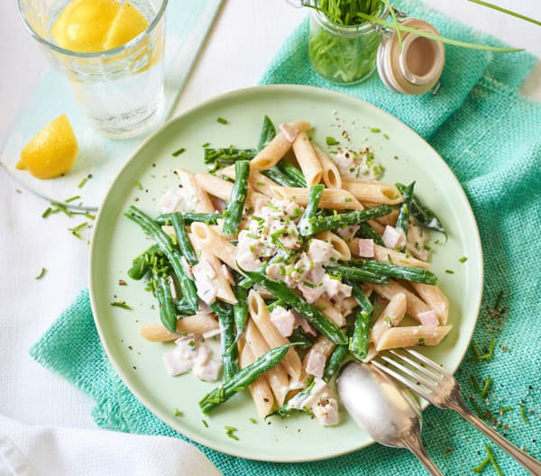 fr thermomix recette pates jambon haricots verts