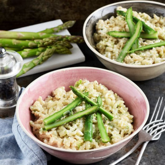idée recette printemps Risotto aux asperges