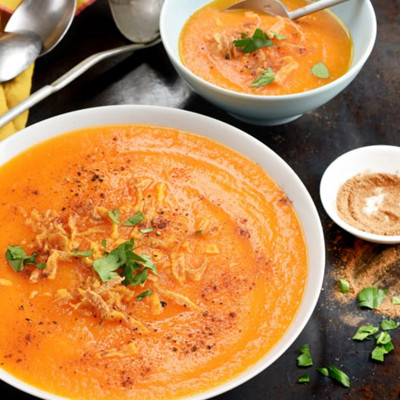 Soupe de potimarron aux épices
