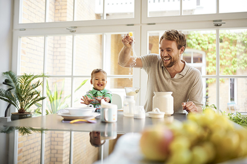 père et fils cuisine propre