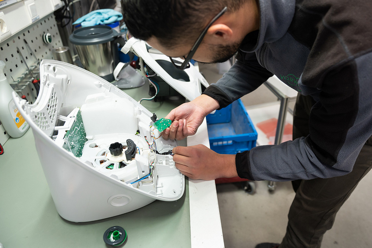 Vorwerk assure la réparation de ses appareils Thermomix et Kobold