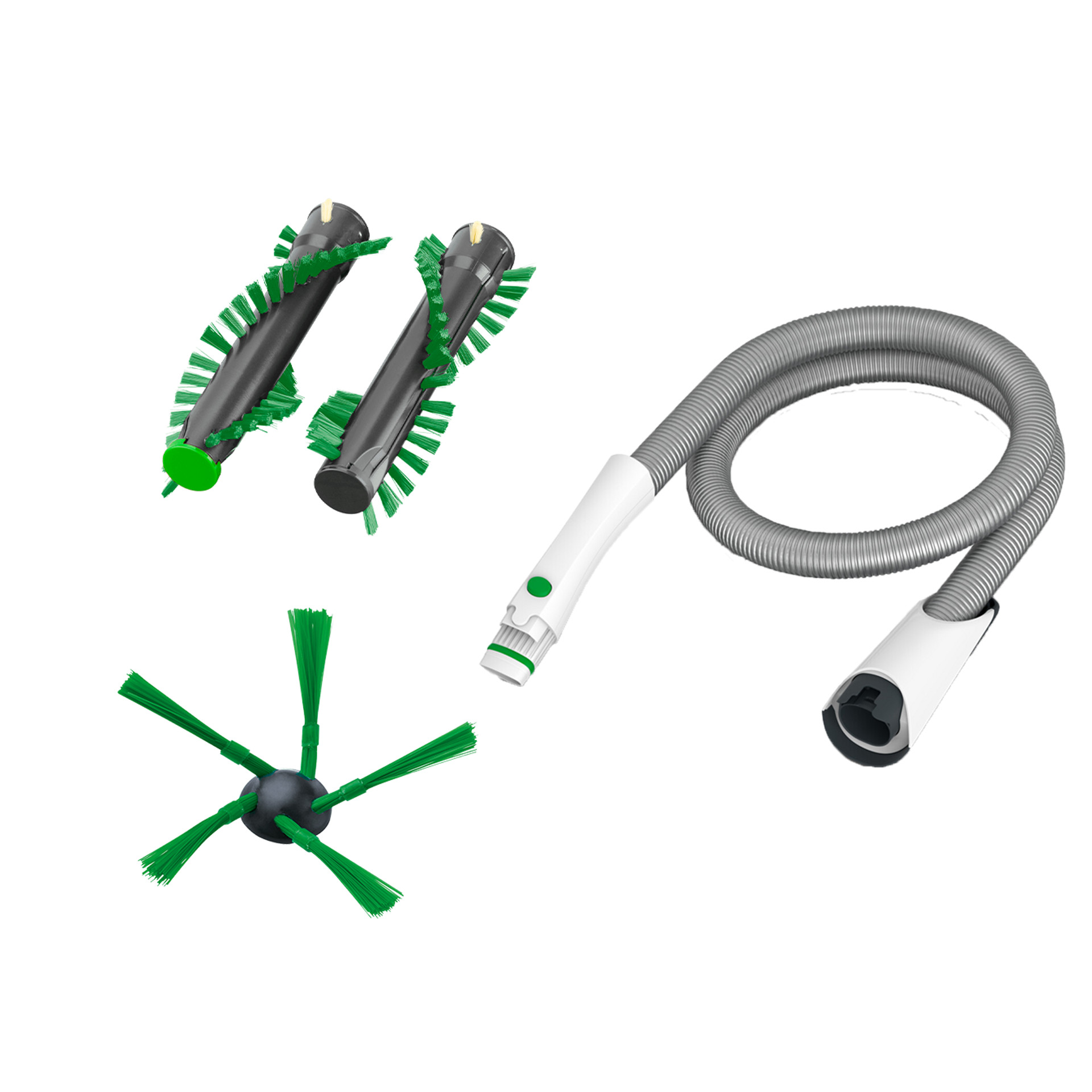 Kit d accessoires robot aspirateur Kobold avec brosse latérale deux brosses principales et un tuyau flexible