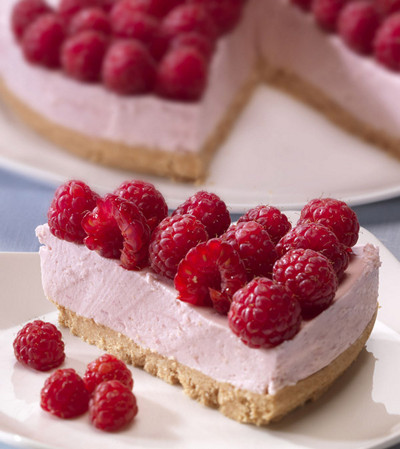 Cheesecake à la framboise