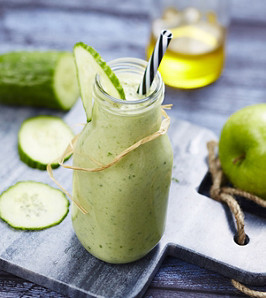 Recette du gaspacho concombre et pommes