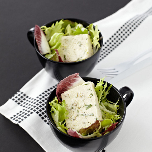 Leckeres Frischkäse-Walnuss-Terrine