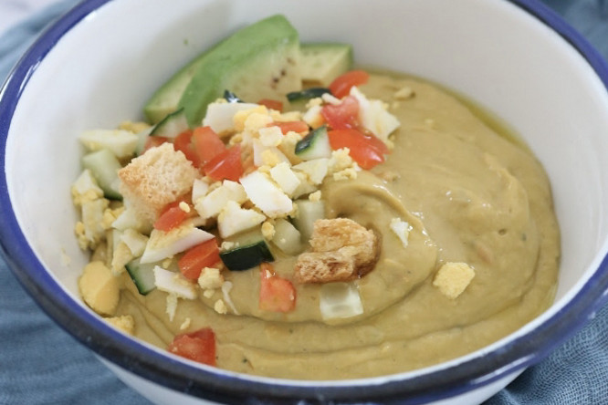 gazpacho de aguacate en thermomix 1