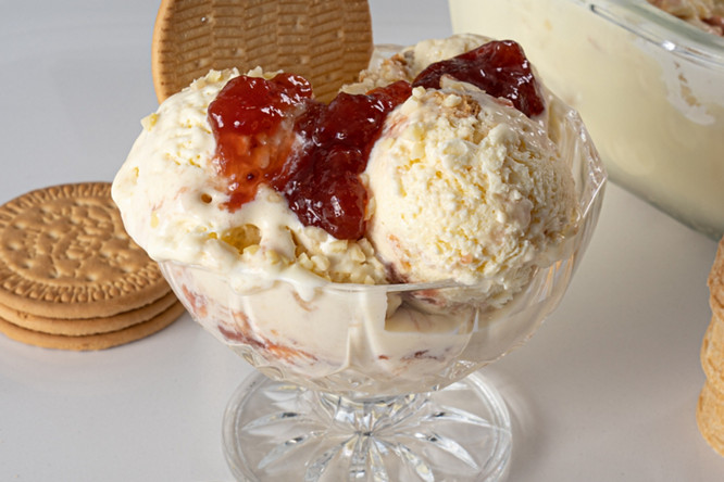 helado cheesecake
