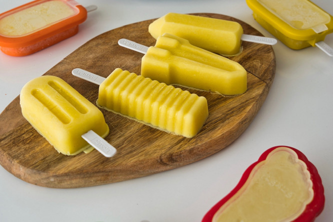 helado frutas