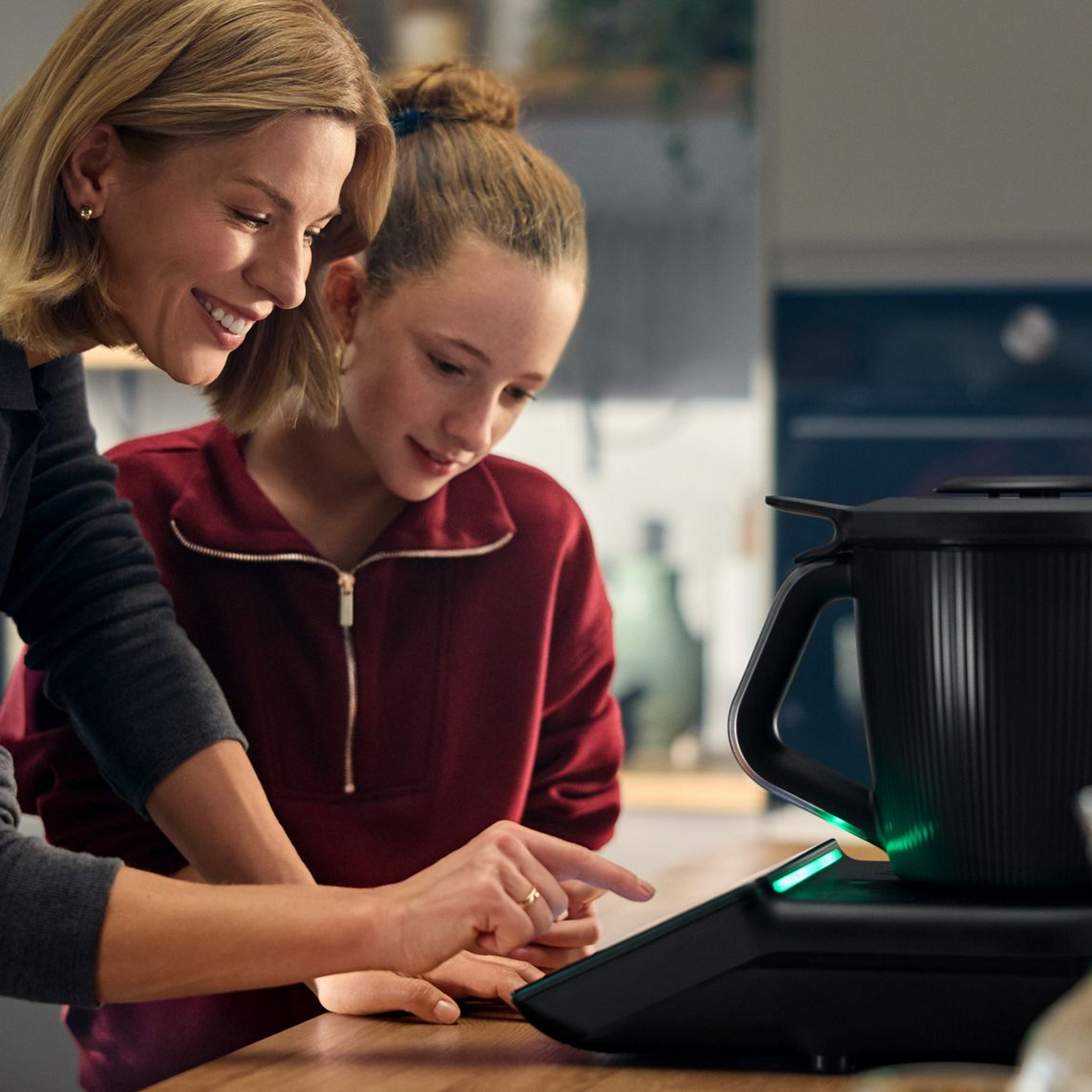 Cocinar con dispositivo Vorwerk Thermomix