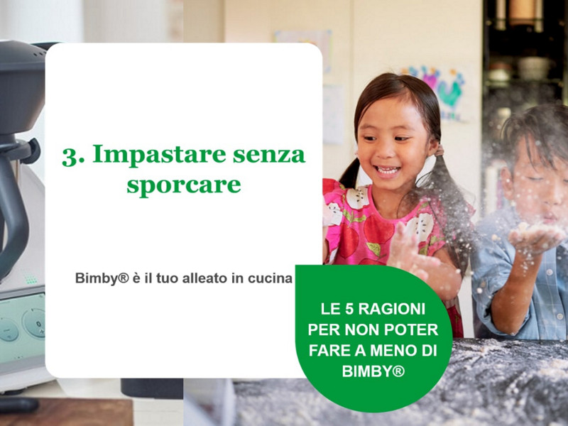 impastare senza sporcare