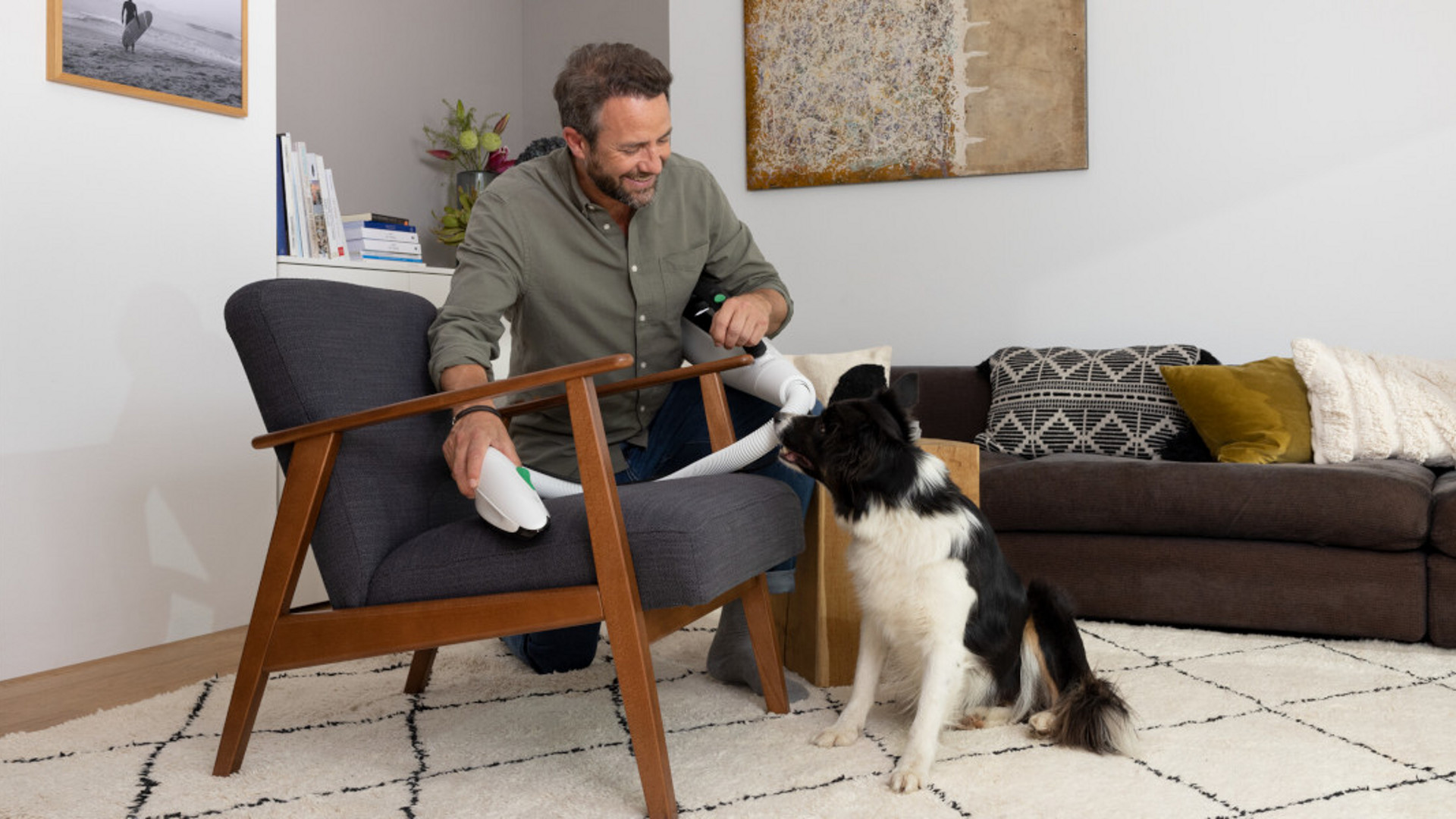 VK7 Akku-Staubsauger mit PB7 Elektro-Polsterbürste 