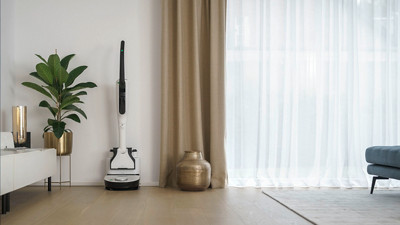 Der VK7 Wischsauger im Einsatz