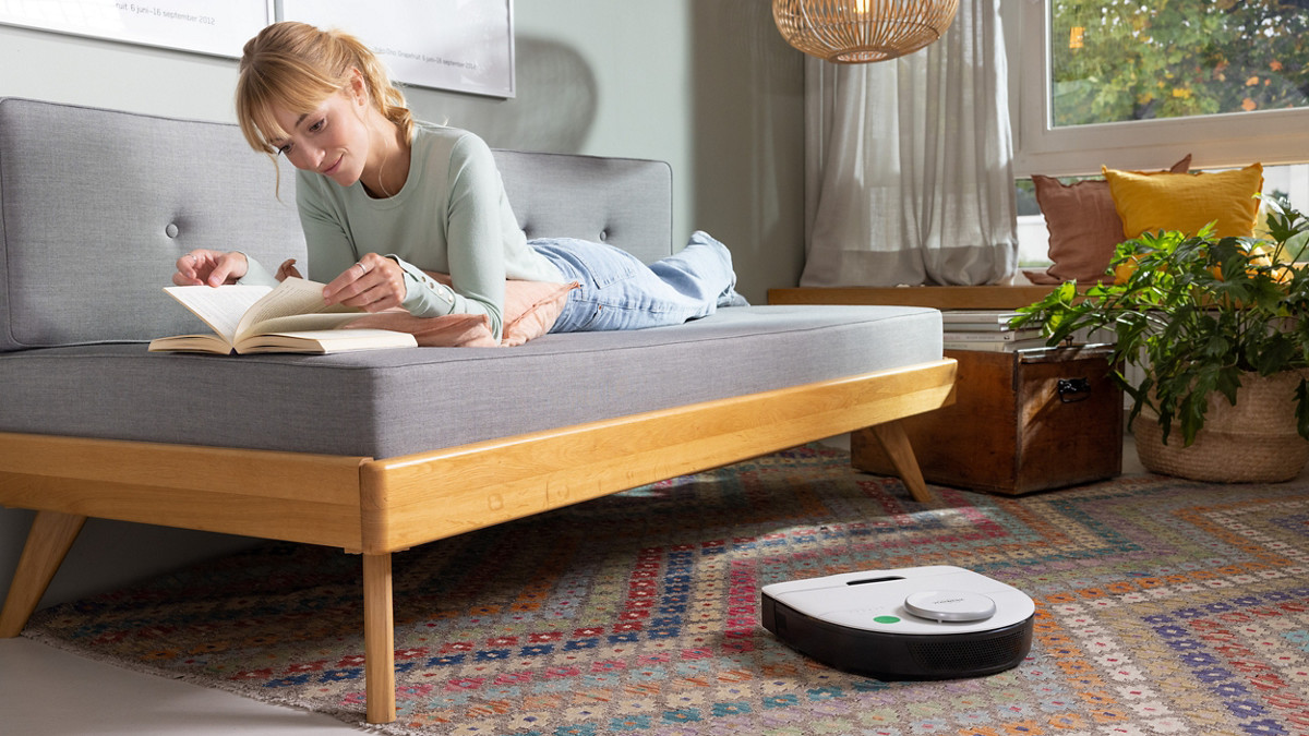 Der VK7 Wischsauger im Einsatz