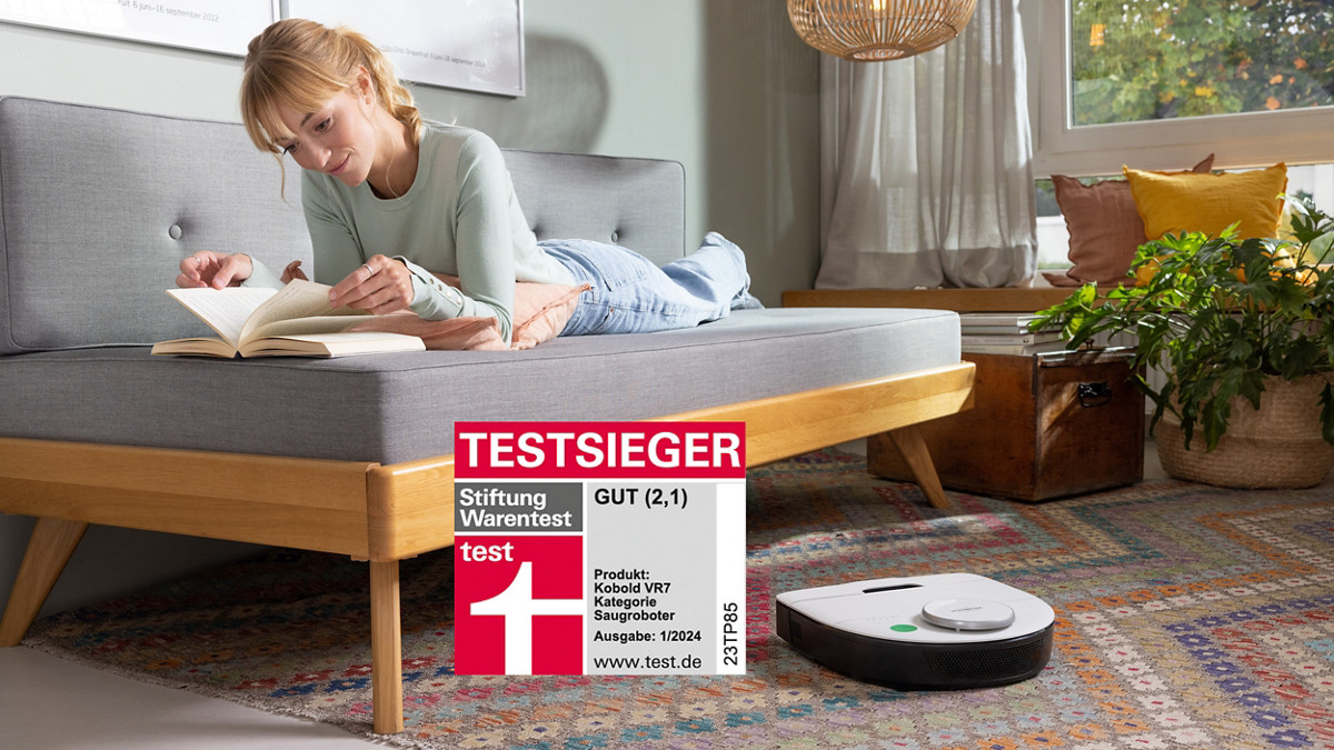 Der VK7 Wischsauger im Einsatz