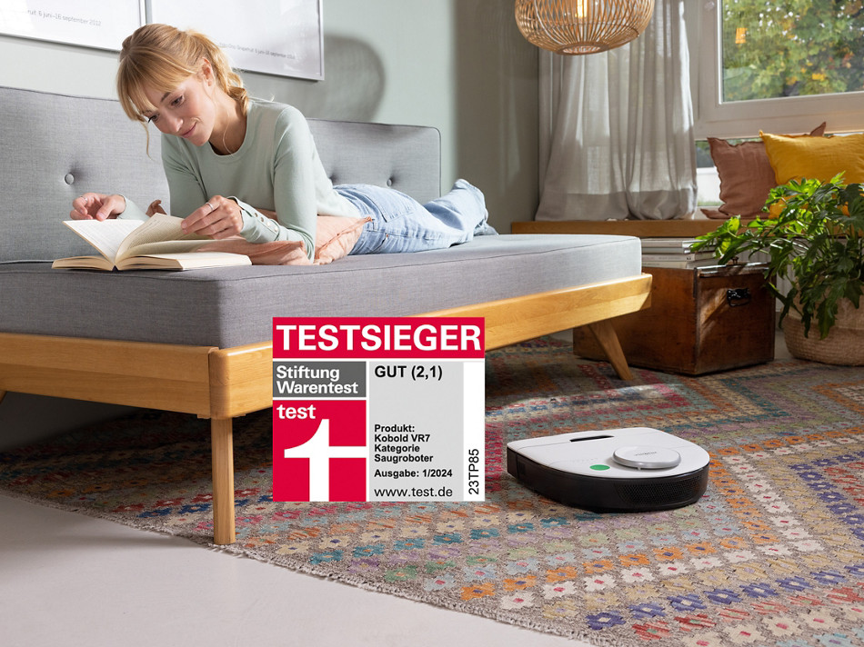 Der Kobold Saugroboter ist Testsieger der Stiftung Warentest 