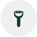 int thermomix bimby TM6 screen mode icon peeler medium