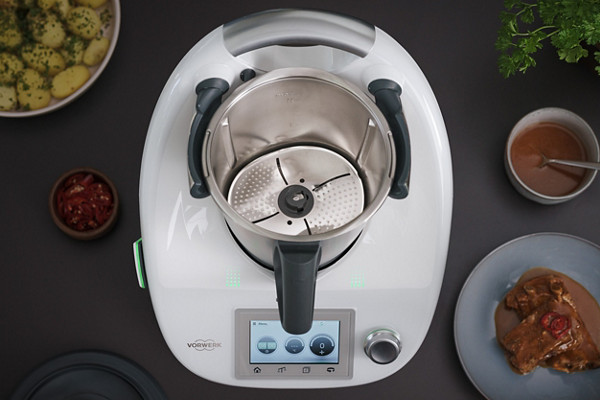 Die Welle mit Peeler zum Sous-vide-Garen & Schälen für den Thermomix® TM5