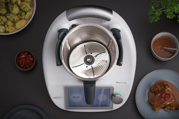 Die Welle mit Peeler zum Sous-vide-Garen & Schälen für den Thermomix® TM6