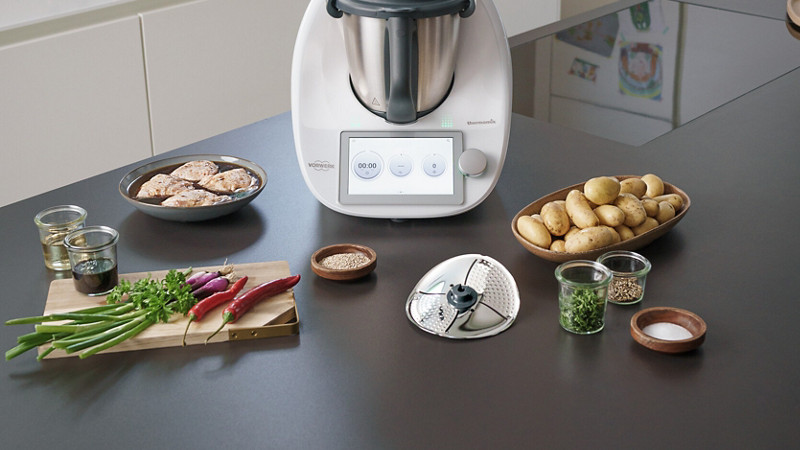 Thermomix Welle mit Peeler