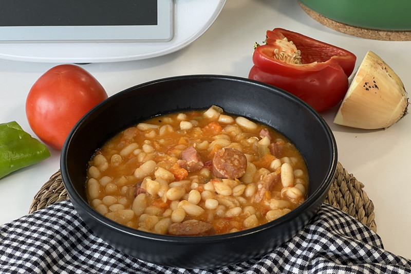 judias blancas hortelana